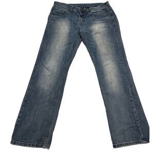 Buffalo David Burton Men’s Jeans Size 33x32 Blue Straight Leg Medium Rise Pants